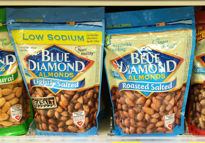 *HOT* $5.91 (Reg $9.49) Blue Diamond Almonds + FREE Shipping