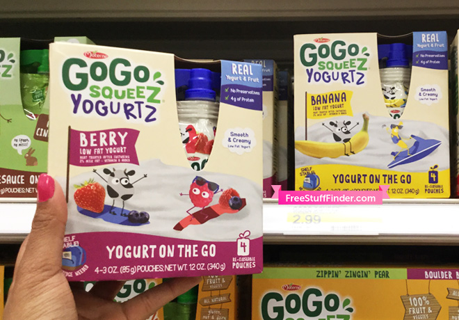 $1.29 (Reg $3) GoGo Squeez Yogurt at Target (Only $0.32 Per Pouch!)