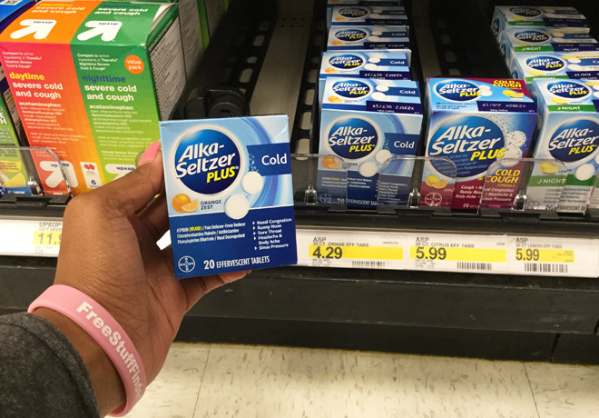 $1.22 (Reg $4.29) Alka-Seltzer Plus Cold at Target