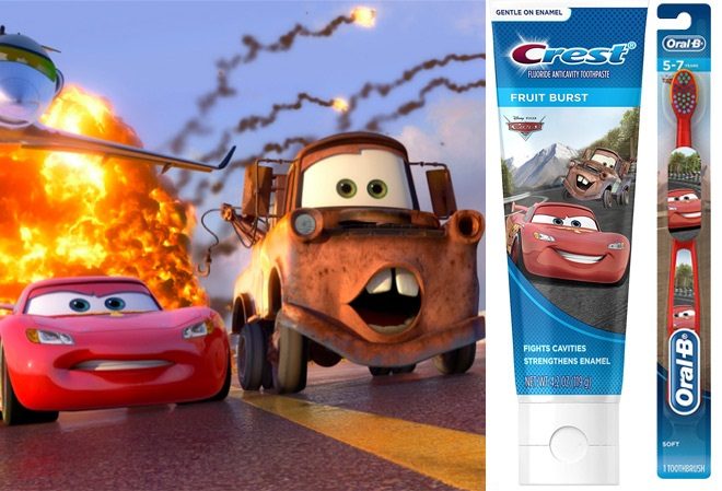 $3 (Reg $10) Oral-B & Crest Kid's Pack Toothpaste (Disney Pixar Cars Theme!)