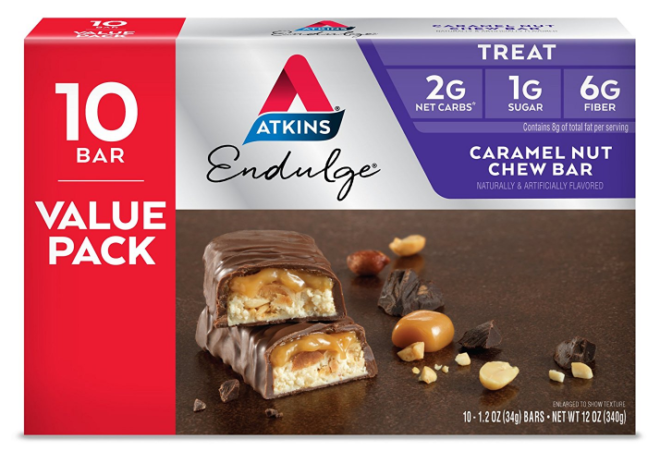 $5.43 Atkins Endulge 10-Count Bars Value Pack + FREE Shipping (Only $0.54 Per Bar!)