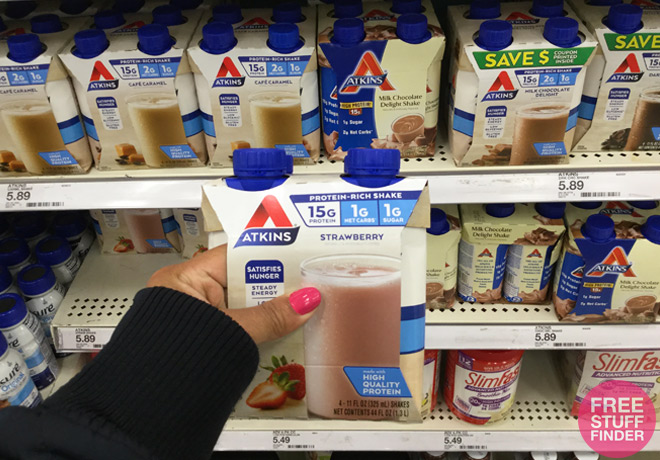 $2.69 (Reg $5.89) Atkins Shakes at Target