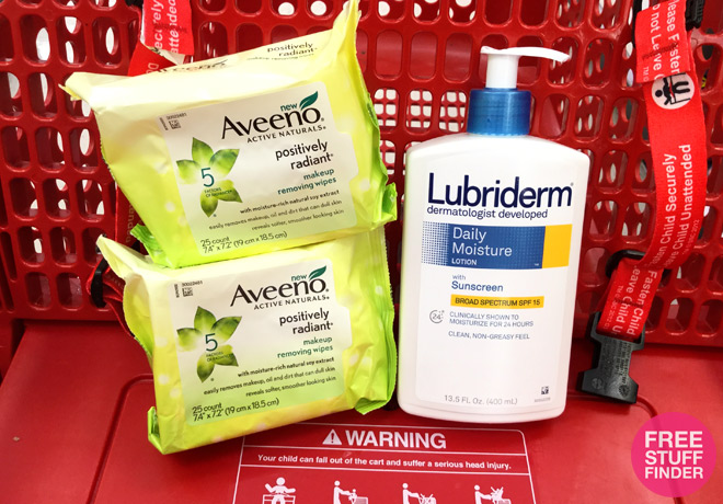 $1.16 (Reg $6) Aveeno Wipes & Lubriderm Lotion at Target