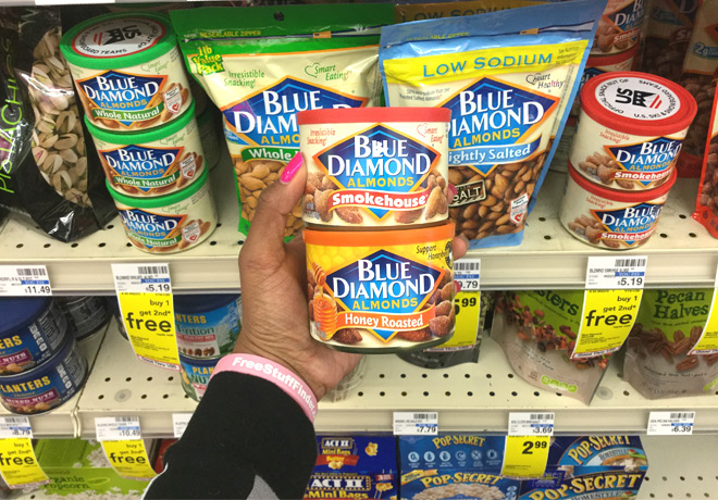 $1.59 (Reg $5) Blue Diamond Almonds at CVS