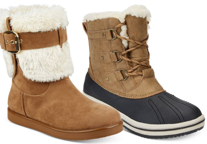 $34.50 (Reg $80) G by GUESS Women's Cold-Weather Boots