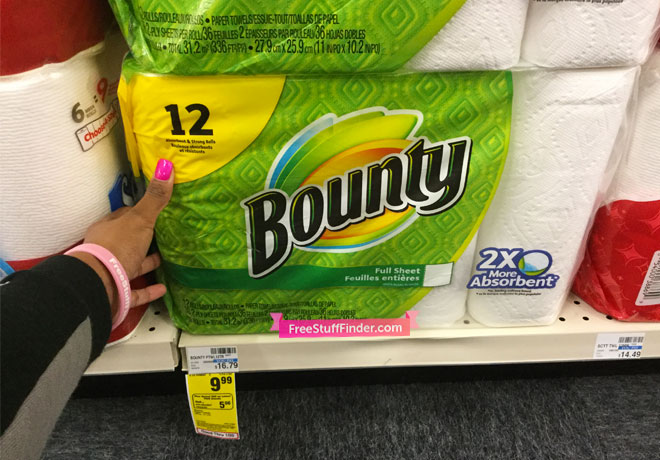 *HOT* $6.49 (Reg $16.79) Bounty Paper Towels at CVS