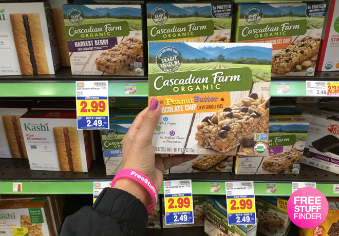 *HOT* $0.82 (Reg $4.19) Cascadian Farm Granola Bars at Kroger