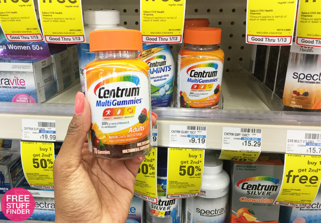 *HOT* $2.89 (Reg $9.19) Centrum MultiGummies at CVS (Print Now - Today Only)