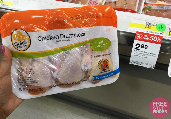 $2.24 (Reg $3) Gold'n Plump Chicken Drumsticks at Target