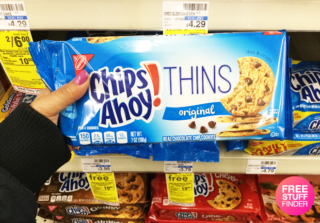 $0.40 (Reg $3.79) Chips Ahoy Thins Cookies at CVS