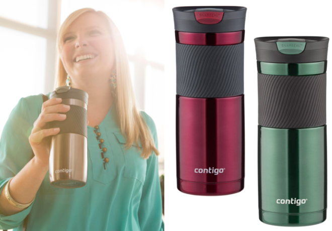 $7.19 (Reg $13) Contigo SnapSeal Stainless Steel Travel Mug
