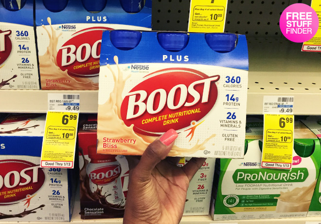 *HOT* $0.99 (Reg $9.49) Boost Nutritional Drinks 6-Pack at CVS (Only $0.16 Per Bottle!)