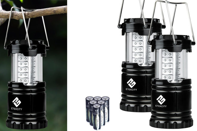 $12.55 (Reg $39) Etekcity Portable LED Camping Lantern Flashlights