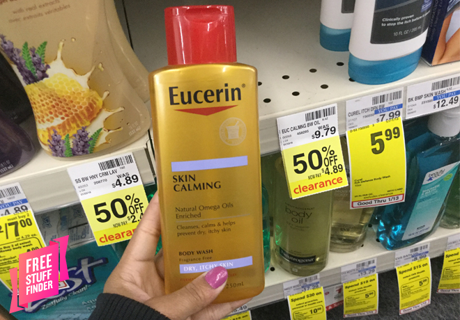 Clearance Find: $2.89 (Reg $9.79) Eucerin Body Wash at CVS