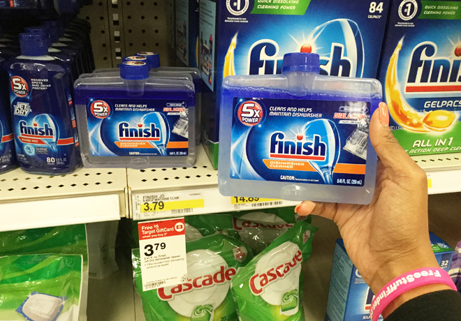 $1.29 (Reg $3.79) Finish Jet-Dry Dishwasher Cleaner at Target