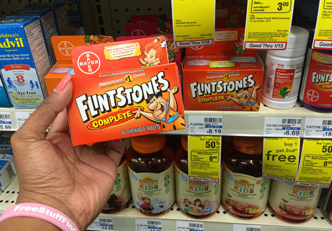 *HOT* $0.14 (Reg $8.19) Flintstones Complete Children’s Multivitamin at CVS