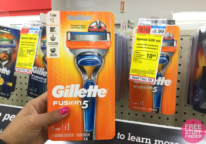 $3.66 (Reg $10) Gillette Fusion 5 Razor at CVS