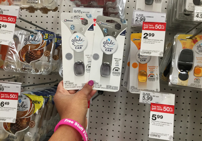 $1.04 (Reg $3) Glade Plugins Car Refills at Target