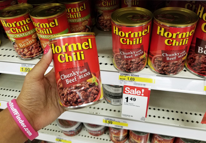 $1.21 Hormel Chili at Target (Print Now!)