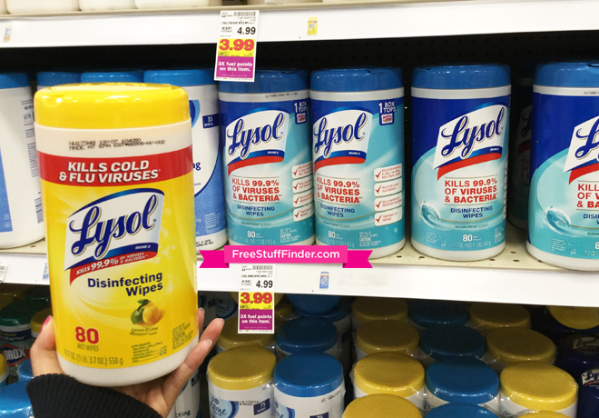 $3.49 (Reg $5) Lysol Wipes at Kroger (Print Now!)