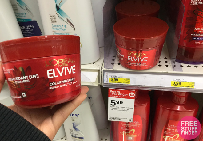 $0.59 (Reg $6) L’Oreal Elvive Hair Treatments at Target