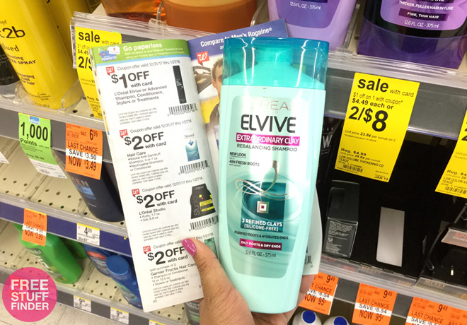 *HOT* $1 (Reg $5) L'Oreal Elvive Hair Care at Walgreens