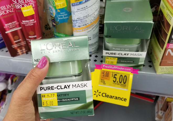 *HOT* $1 (Reg $9.77) L'Oreal Pure-Clay Mask at Walmart (Clearance Find)