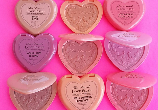 $16 (Reg $26) Too Faced Love Flush Blushes + FREE Shipping