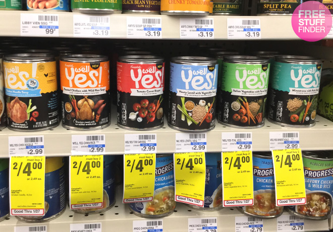 $1.25 (Reg $3) Campbell's Well Yes! Soup at CVS (Print Now!)