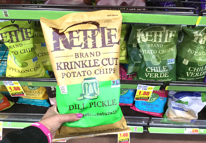 $0.88 (Reg $3) Kettle Brand Potato Chips at Kroger