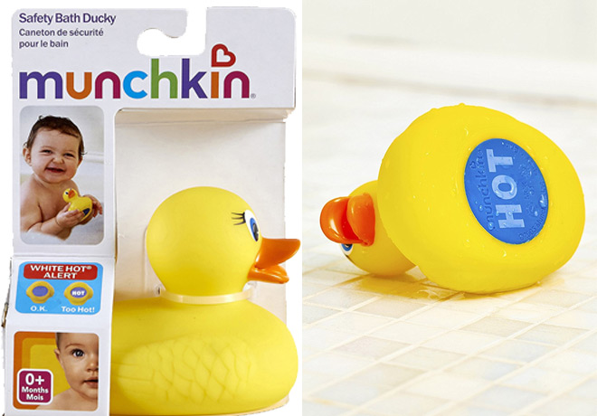 $1.99 (Reg $4.29) Munchkin White Hot Safety Bath Ducky