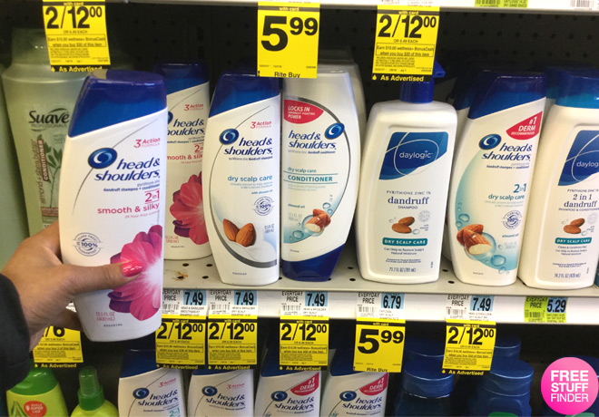 $1.97 (Reg $7.49) Head & Shoulders Hair Care Products at Rite Aid