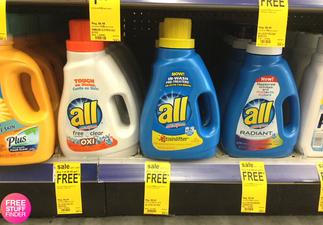 $2.50 (Reg $6.49) All Liquid Detergent at Walgreens