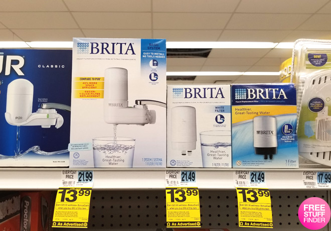 $4.99 (Reg $22) Brita Water Filtration Products at Rite Aid