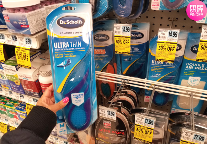 $5.74 (Reg $15) Dr. Scholls Men's Insoles at Rite Aid