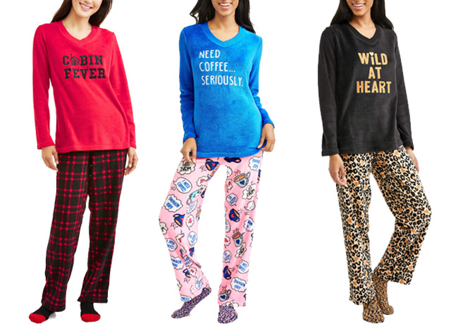 $6 (Reg $15) Secret Treasures Ladies' 3-Piece Pajama Sets + FREE Pickup