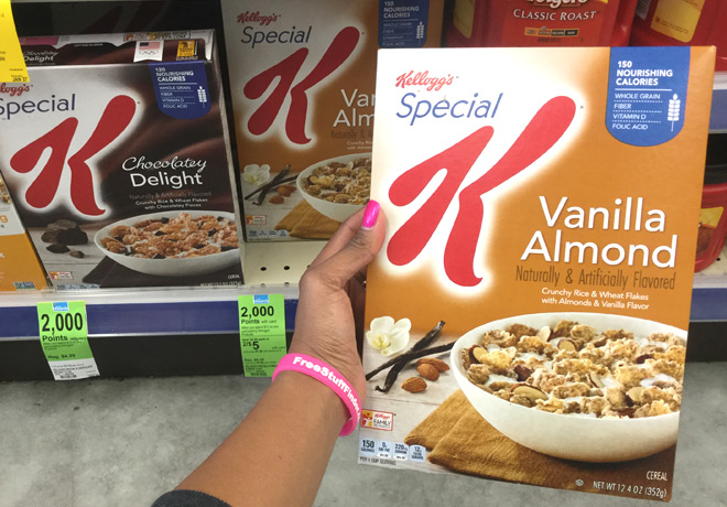 $0.75 (Reg $4.29) Kellogg's Special K Cereal at Walgreens