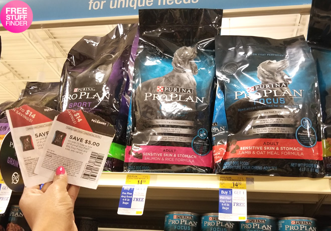 $2.50 (Reg $15) Purina ProPlan Dog Food at PetSmart