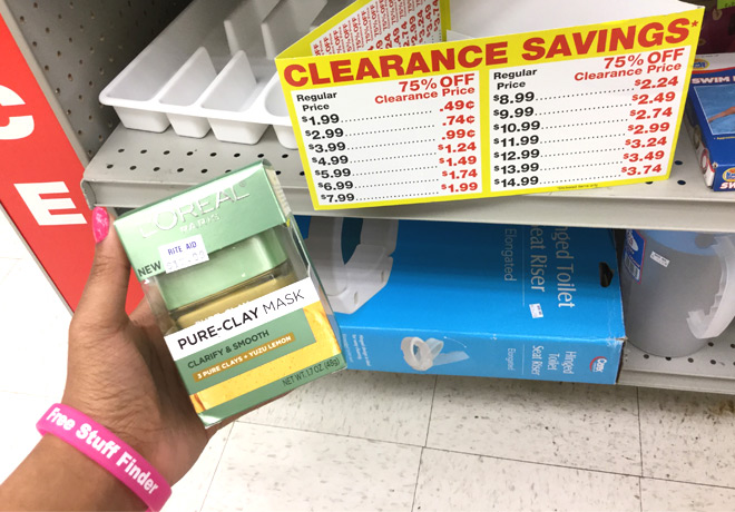 Clearance Find: FREE L’Oreal Paris Pure-Clay Mask at Rite Aid + $0.76 Moneymaker