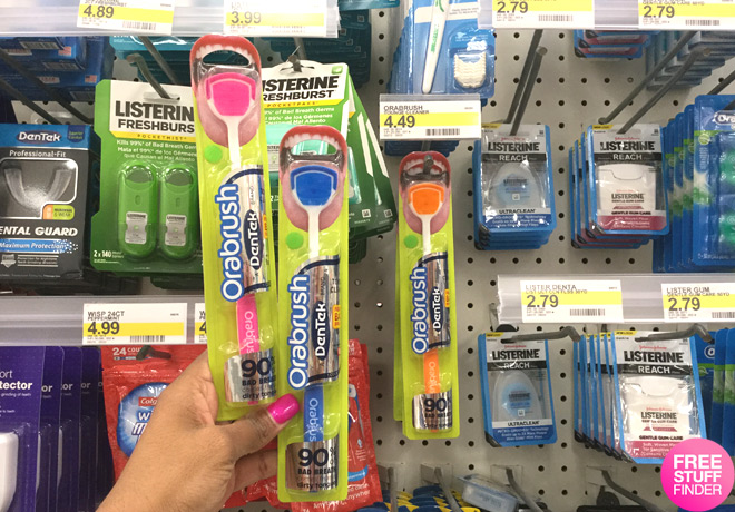 $2.69 (Reg $4.49) DenTek Orabrush at Target (Load Now!)