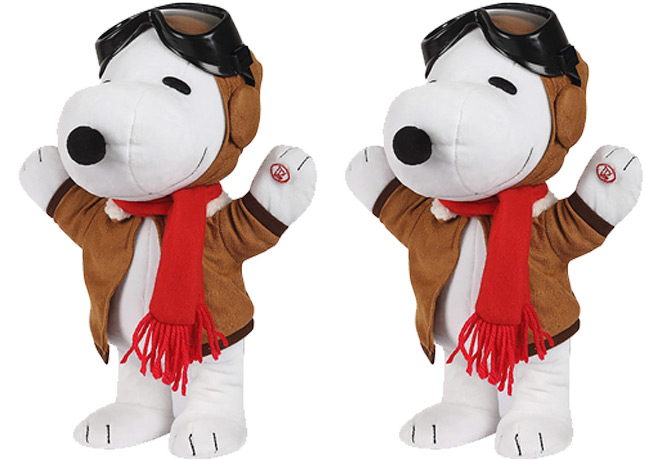$10.37 (Reg $25) Plush Flying Ace Snoopy + FREE Pickup