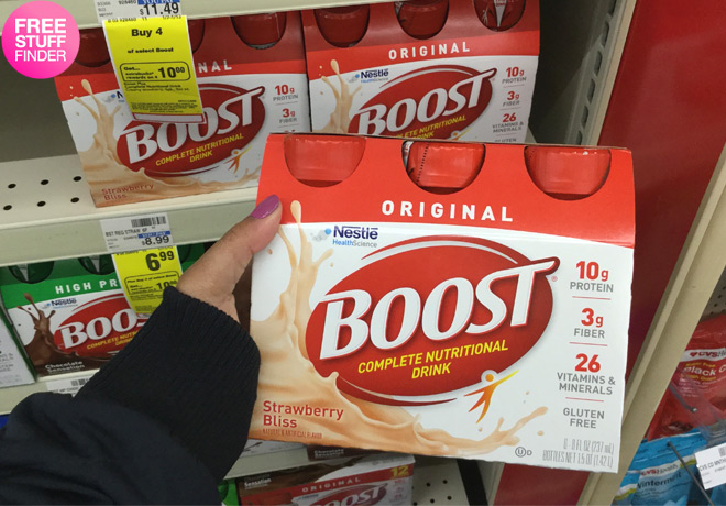 $0.99 (Reg $9) Boost Original Nutritional Drinks at CVS ($0.16 per Bottle!)