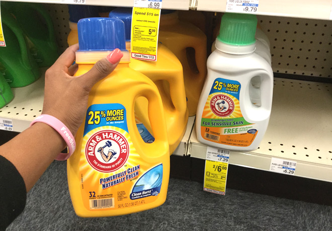 $2 (Reg $7.29) Arm & Hammer Laundry Detergent at CVS