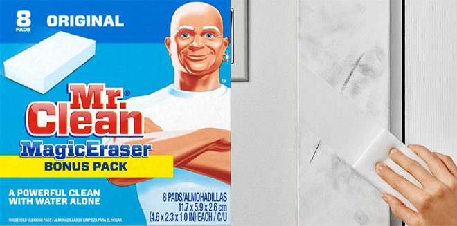 Amazon: Mr. Clean Magic Erasers 8-Pack Only $4.89 (Regularly $7.55)