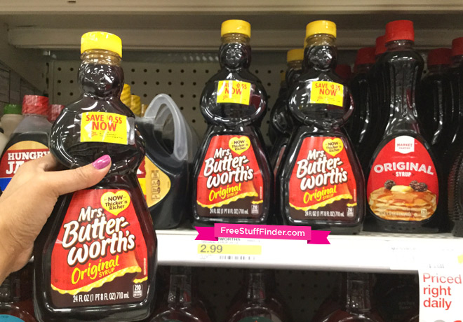 $1.74 (Reg $3) Mrs. Butterworth's Syrup at Target