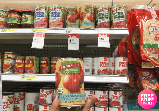 $0.75 (Reg $1.42) Muir Glen Organic Tomato Sauce & Diced Tomatoes at Target