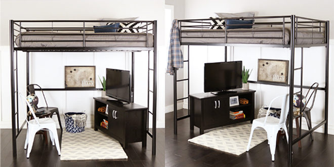 $199 (Reg $234) Full Size Metal Loft Bed + FREE Shipping (Best Price!)