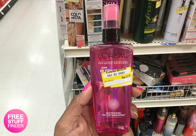 Clearance Find: FREE L’Oreal Advance Nutri-Gloss Hair Mist + $1 Moneymaker at Target