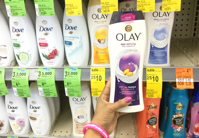 $3 (Reg $6.49) Olay Body Wash or Bar Soap at Walgreens