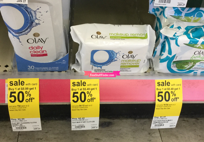 *HOT* $1.87 (Reg $5.49) Olay Makeup Remover Towelettes at Walgreens